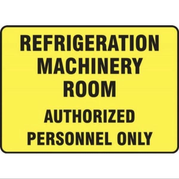 Accuform SAFETY SIGN REFRIGERATION MACHINERY MEQT500VS MEQT500VS - main